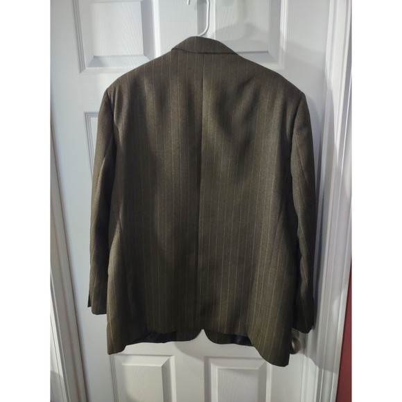 Di Palma Blazer Jacket Size 44R Brown Multicolor Stripes - Picture 3 of 9